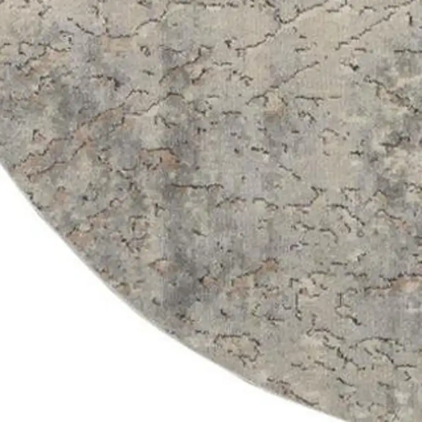 Blue and Red Floral Distressed Area Rug Photo 3