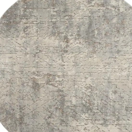 Blue and Red Floral Distressed Area Rug Photo 6