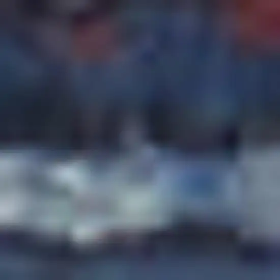 Blue and Red Geometric Power Loom Distressed Washable Area Rug Photo 3