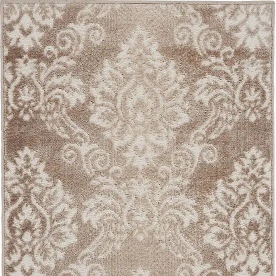 Blue and Yellow Oriental Power Loom Area Rug Photo 1