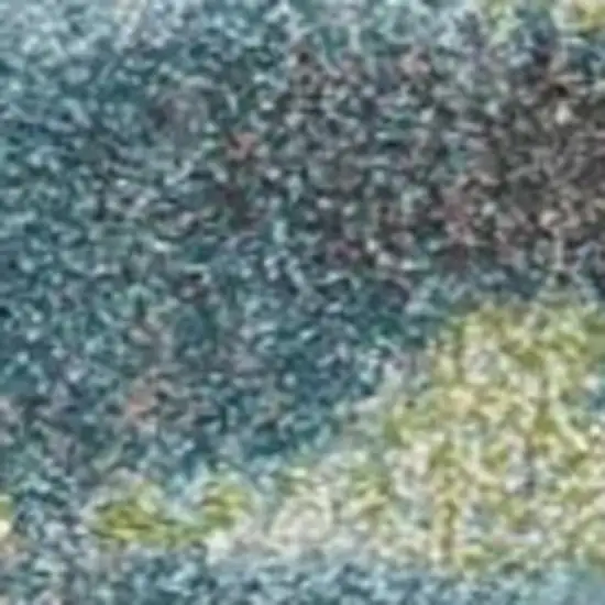 Blue And Green Abstract Area Rug Photo 6