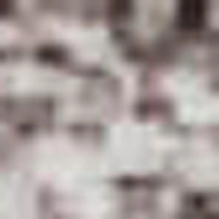 Blush And Gray Abstract Washable Area Rug With UV Protection Photo 1