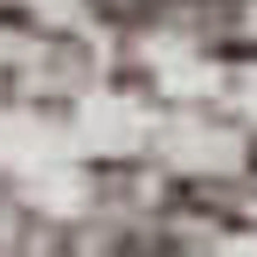 Blush And Gray Abstract Washable Area Rug With UV Protection Photo 1