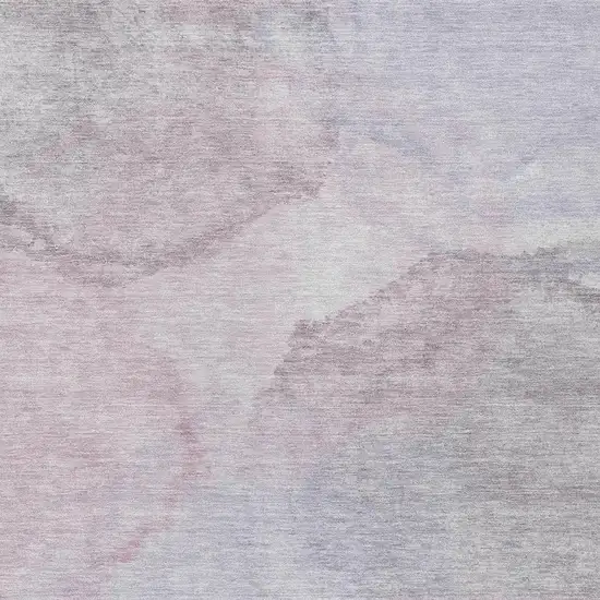 Blush And Gray Abstract Washable Indoor Outdoor Area Rug Photo 2
