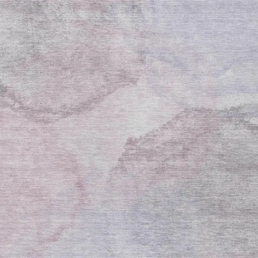 Blush And Gray Abstract Washable Indoor Outdoor Area Rug Photo 2