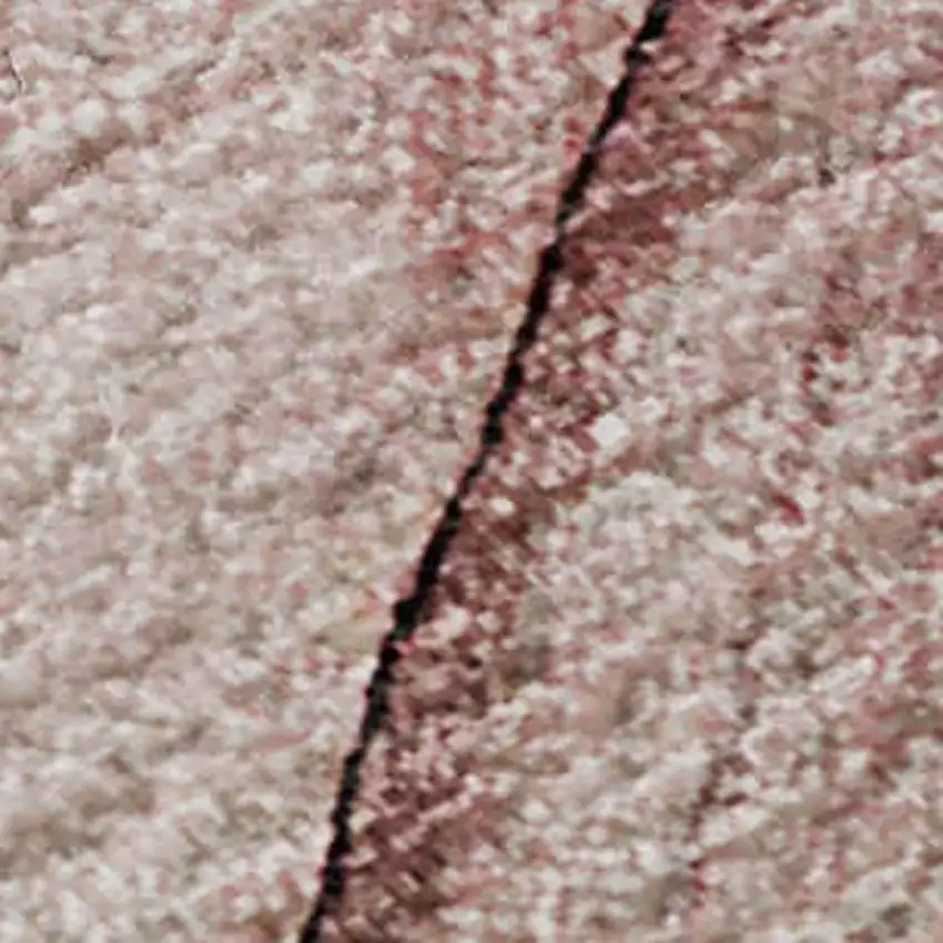 Blush And Ivory Abstract Washable Area Rug With UV Protection Photo 4