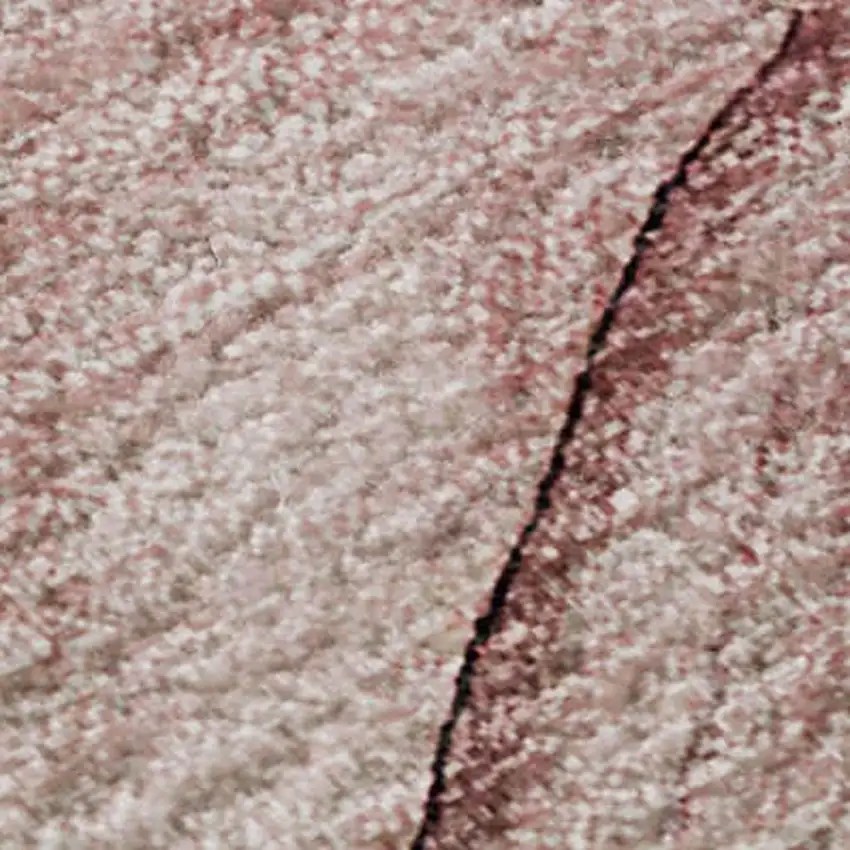 Blush And Ivory Abstract Washable Area Rug With UV Protection Photo 5