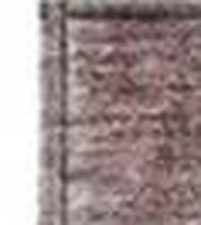 Blush And Ivory Abstract Washable Indoor Outdoor Area Rug Photo 3