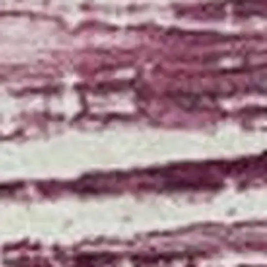 Blush And Ivory Striped Washable Indoor Outdoor Area Rug Photo 3