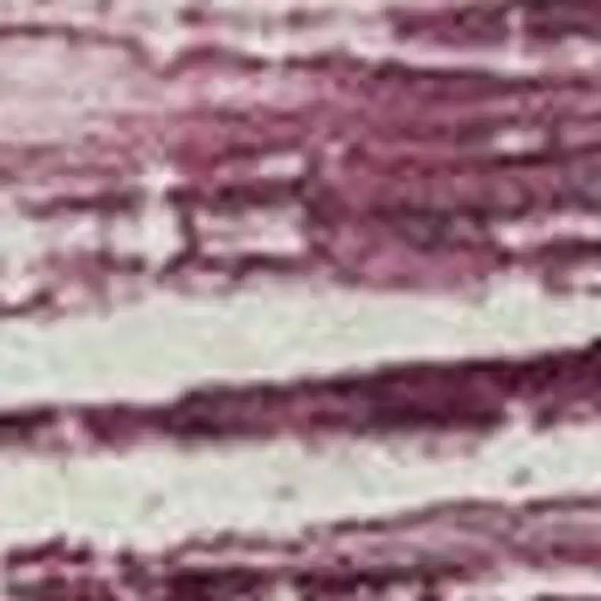 Blush And Ivory Striped Washable Indoor Outdoor Area Rug Photo 3