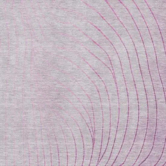 Blush And Linen Abstract Washable Area Rug With UV Protection Photo 3