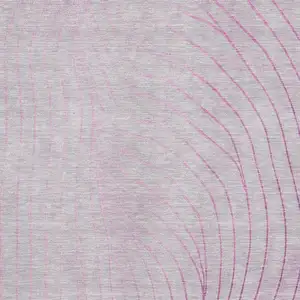 Photo of Blush And Linen Abstract Washable Area Rug With UV Protection