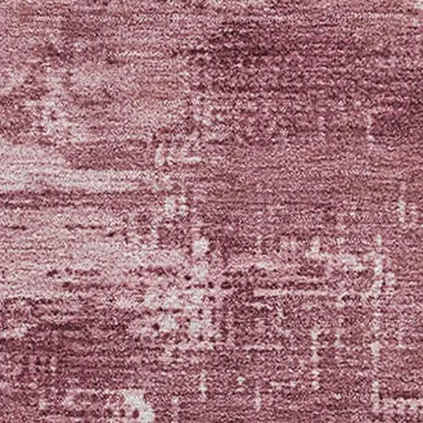 Blush And Mauve Abstract Washable Area Rug With UV Protection Photo 3