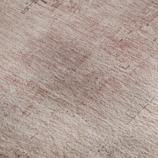 Blush And Mauve Abstract Washable Area Rug With UV Protection Photo 2