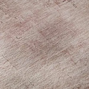 Photo of Blush And Mauve Abstract Washable Area Rug With UV Protection