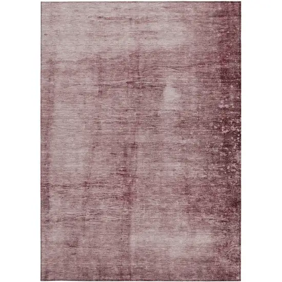 Blush And Mauve Abstract Washable Indoor Outdoor Area Rug Photo 9