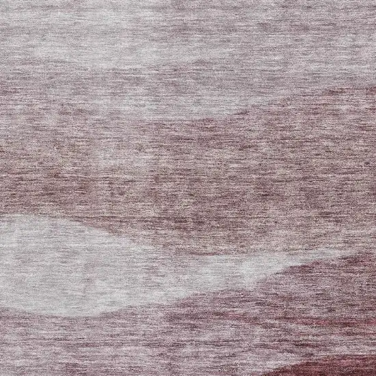 Blush And Pink Abstract Washable Area Rug With UV Protection Photo 4