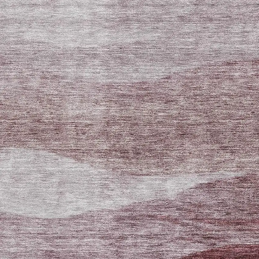 Blush And Pink Abstract Washable Area Rug With UV Protection Photo 4