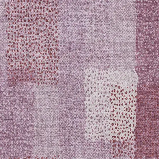 Blush And Pink Abstract Washable Indoor Outdoor Area Rug Photo 3