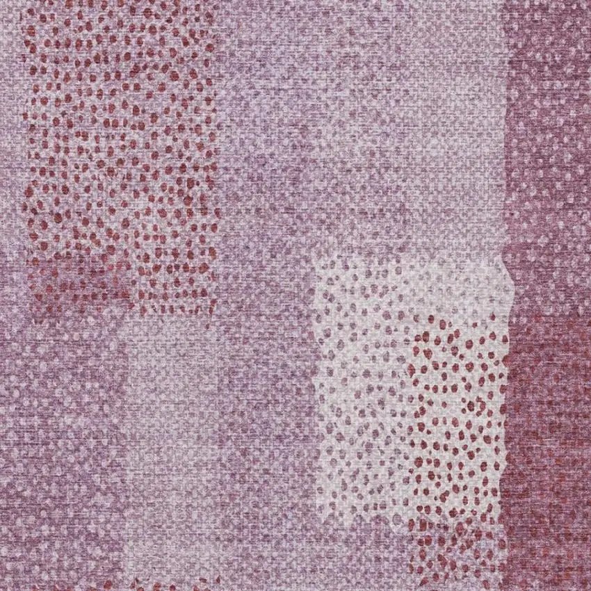 Blush And Pink Abstract Washable Indoor Outdoor Area Rug Photo 3