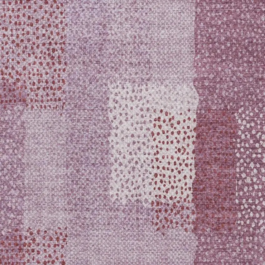 Blush And Pink Abstract Washable Indoor Outdoor Area Rug Photo 5