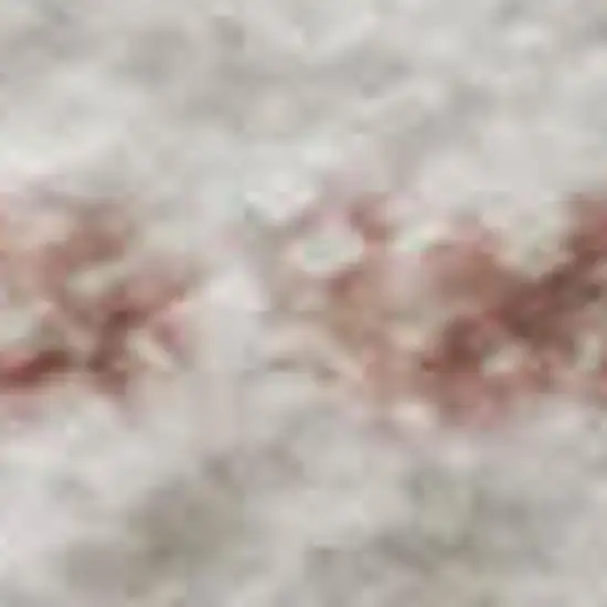 Blush And Pink Geometric Washable Area Rug With UV Protection Photo 4