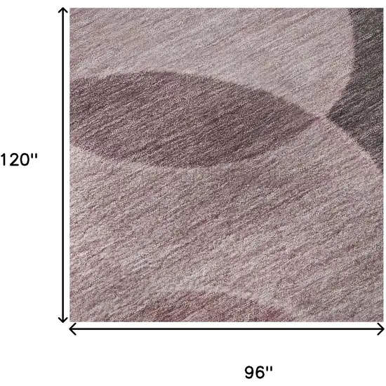 Blush And Pink Geometric Washable Area Rug With UV Protection Photo 8