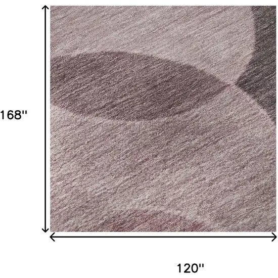 Blush And Pink Geometric Washable Area Rug With UV Protection Photo 9