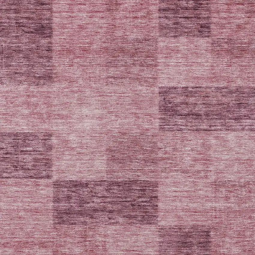 Blush And Pink Geometric Washable Indoor Outdoor Area Rug Photo 5