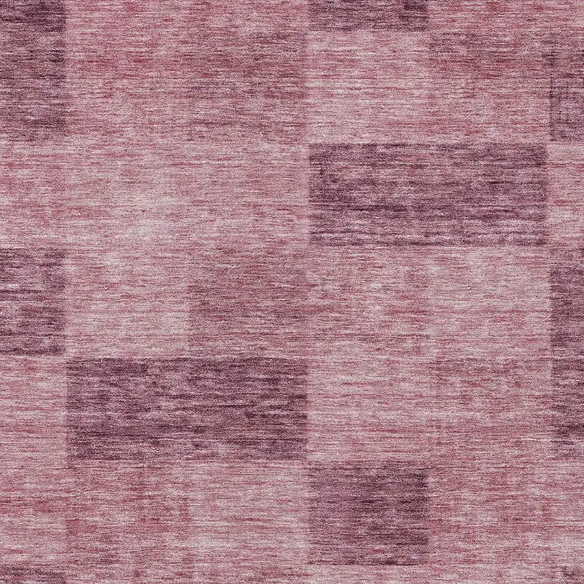 Blush And Pink Geometric Washable Indoor Outdoor Area Rug Photo 5