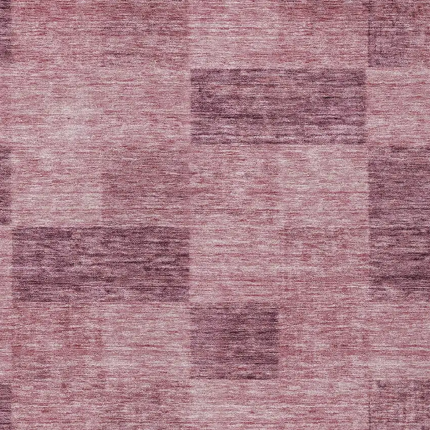 Blush And Pink Geometric Washable Indoor Outdoor Area Rug Photo 5