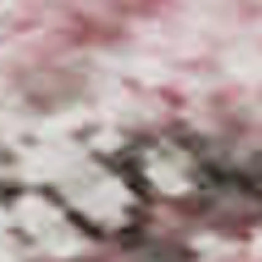 Blush And Wheat Abstract Washable Area Rug With UV Protection Photo 4