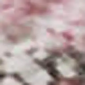 Photo of Blush And Wheat Abstract Washable Area Rug With UV Protection