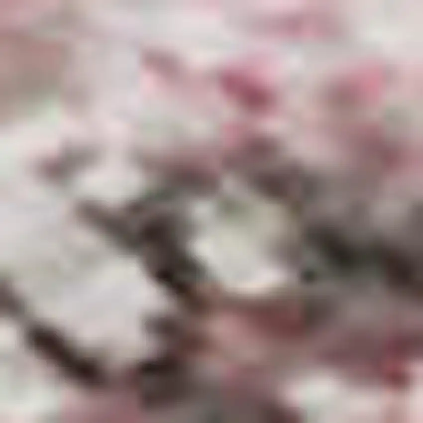 Blush And Wheat Abstract Washable Area Rug With UV Protection Photo 1