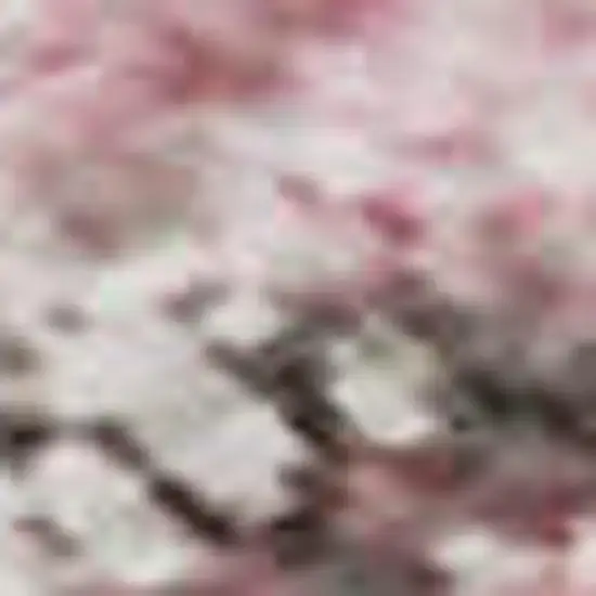 Blush And Wheat Abstract Washable Area Rug With UV Protection Photo 4