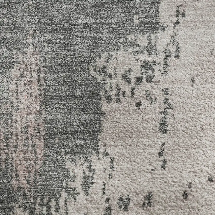 Blush Beige And Sage Abstract Washable Area Rug With UV Protection Photo 3