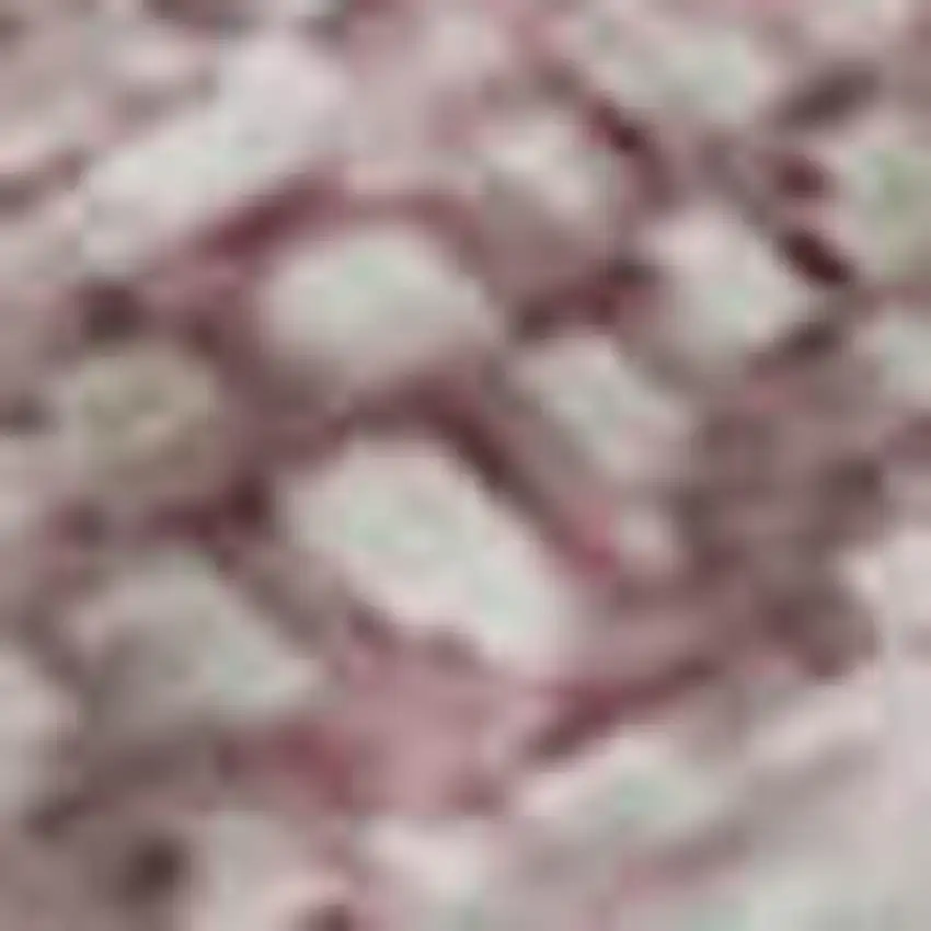 Blush Blue And Ivory Abstract Washable Area Rug With UV Protection Photo 2