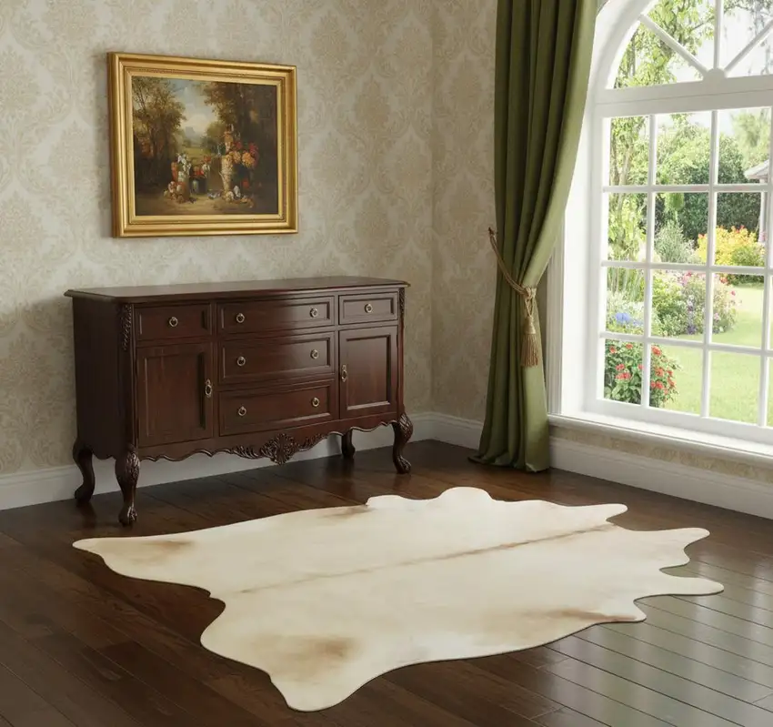 Natural Cowhide Handmade Area Rug Photo 1