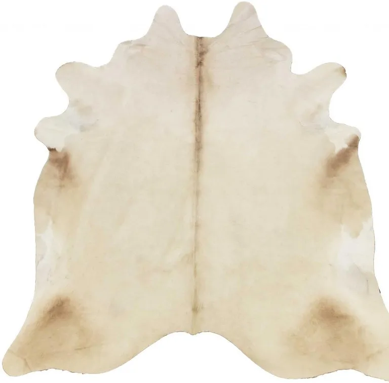 Blush Brindled Natural Cowhide Rug Photo 5