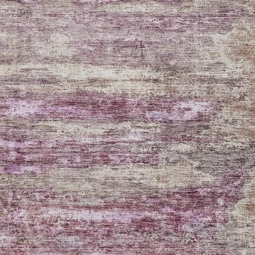 Blush Brown And Beige Abstract Washable Indoor Outdoor Area Rug Photo 6