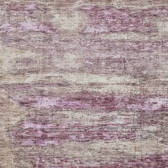 Blush Brown And Beige Abstract Washable Indoor Outdoor Area Rug Photo 6