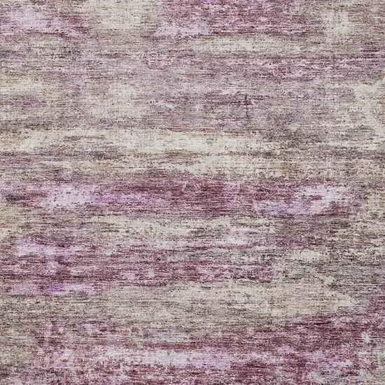Blush Brown And Beige Abstract Washable Indoor Outdoor Area Rug Photo 6