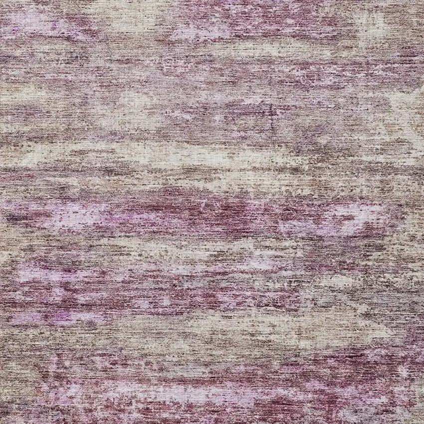 Blush Brown And Beige Abstract Washable Indoor Outdoor Area Rug Photo 6