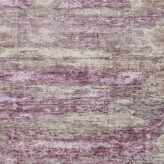 Blush Brown And Beige Abstract Washable Indoor Outdoor Area Rug Photo 6