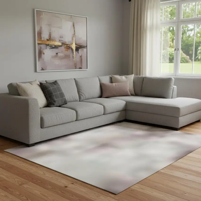 Blush Charcoal And Ivory Abstract Washable Area Rug With UV Protection Photo 2