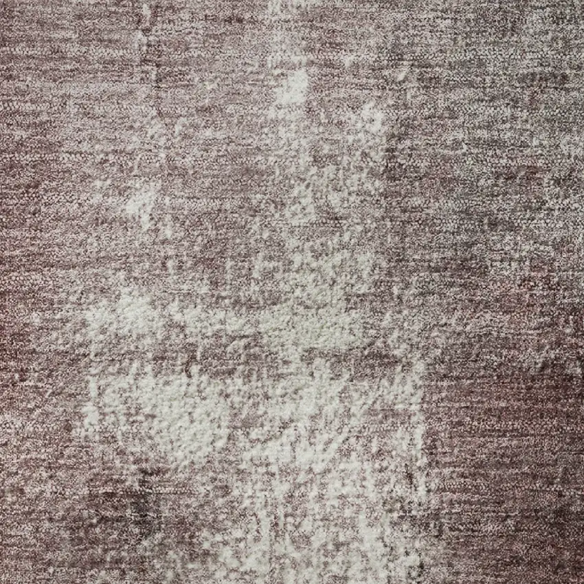 Blush Charcoal And Ivory Abstract Washable Area Rug With UV Protection Photo 3