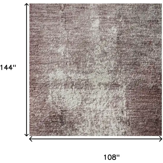 Blush Charcoal And Ivory Abstract Washable Area Rug With UV Protection Photo 9