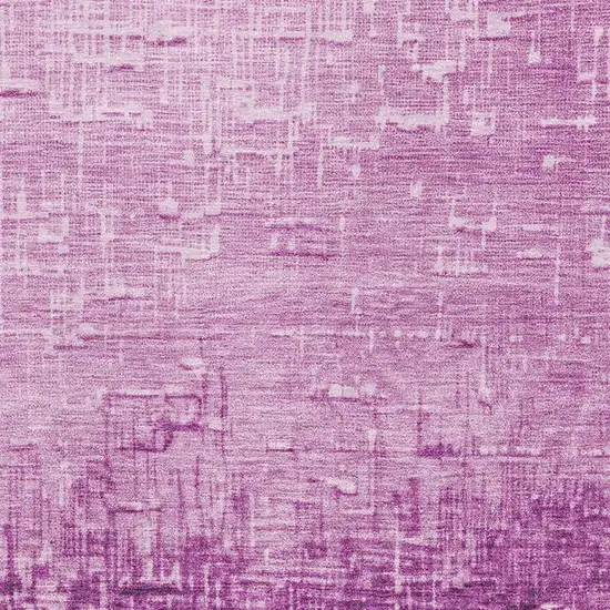 Blush Eggplant And Charcoal Ombre Washable Area Rug With UV Protection Photo 2