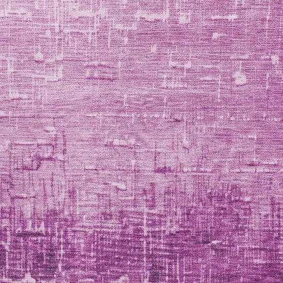 Blush Eggplant And Charcoal Ombre Washable Area Rug With UV Protection Photo 2