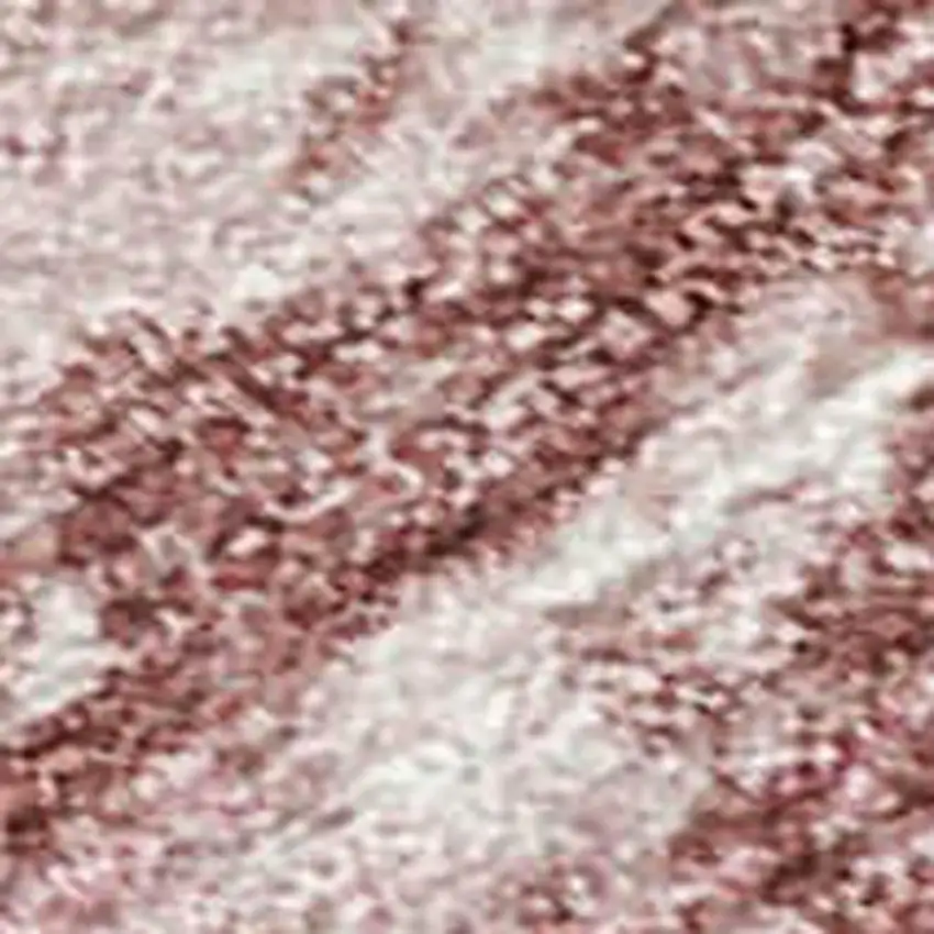 Blush Gold And Ivory Abstract Washable Indoor Outdoor Area Rug Photo 2